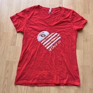 San Francisco 49ers Vee-Neck Tee